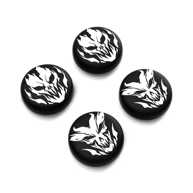 Alt view image 2 of 7 - PlayVital Thumb Grip Caps for Steam Deck LCD, Silicone Thumbsticks Grips Joystick Caps for Steam Deck OLED - Fire Demons