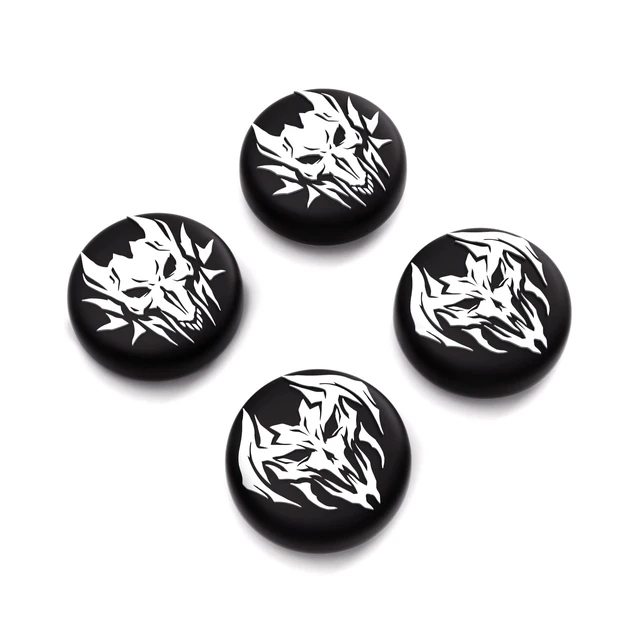 Alt view image 2 of 7 - PlayVital Thumb Grip Caps for Steam Deck LCD, Silicone Thumbsticks Grips Joystick Caps for Steam Deck OLED - Lich Demons