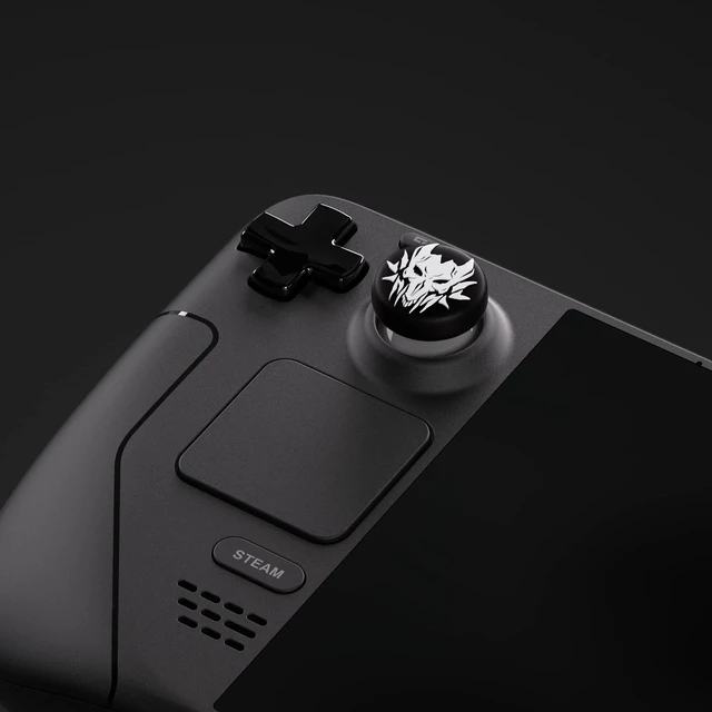 Alt view image 4 of 7 - PlayVital Thumb Grip Caps for Steam Deck LCD, Silicone Thumbsticks Grips Joystick Caps for Steam Deck OLED - Lich Demons