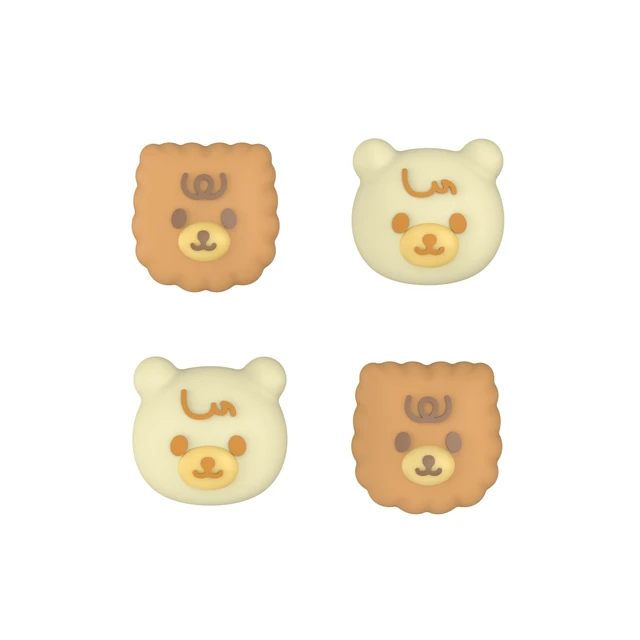 Alt view image 7 of 7 - PlayVital Thumb Grip Caps for Xbox Series S/X, Xbox One, Elite Series 2 Controller, Cute Joystick Caps for ps5/EDGE/ps4, Thumbstick Cover for Switch 2 Pro/Switch Pro Controller - Cute Bear