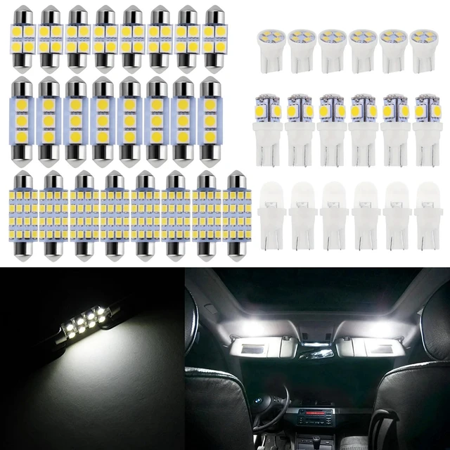 Alt view image 3 of 7 - 42PCS Interior LED Light Bulbs Combo - Map Dome Trunk License Plate