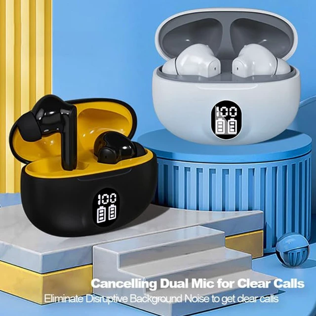 Alt view image 7 of 7 - Bluetooth 5.3 TWS Wireless Headphones - Waterproof Earbuds LED Display Charging