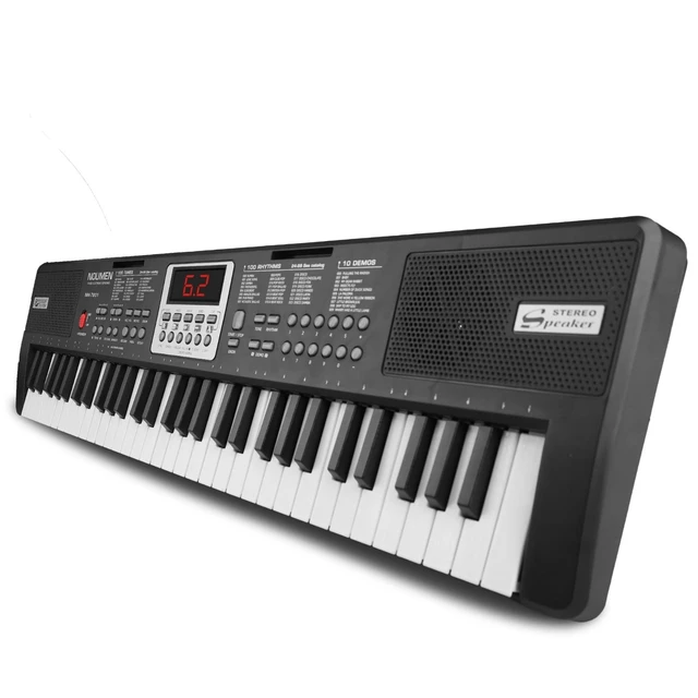 Alt view image 3 of 7 - Piano Keyboard for Kids 61 Key Electric Organ with Music Stand and Microphone