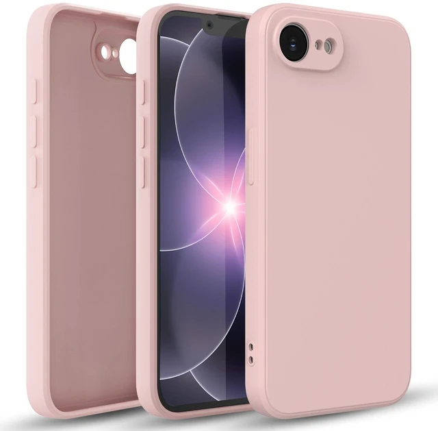 Main image of For iPhone 17e 2026 Silicone Case, Fine Hole Design for Ultimate Protection & Style, Pink