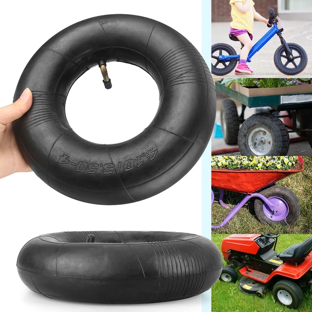 Alt view image 2 of 7 - 2Pcs 4.10 3.50-4" Inner Tube 410/350-4 for Hand Truck/ Dolly / Snowblower Tire