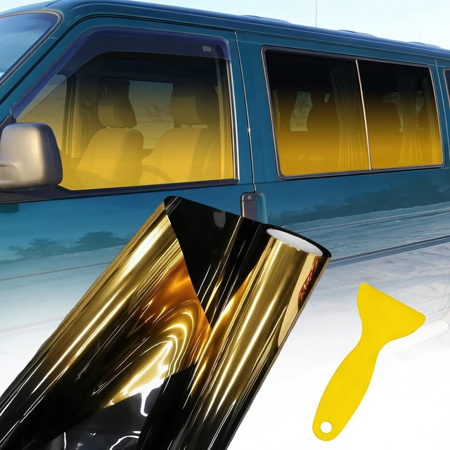 Alt view image 3 of 7 - Car Window Tint Film 2-Color Gradients Film Windshield Sun Shade Heat & UV Block