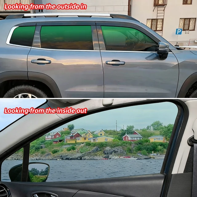Alt view image 4 of 7 - Car Window Tint Film 2-Color Gradients Film Windshield Sun Shade Heat & UV Block