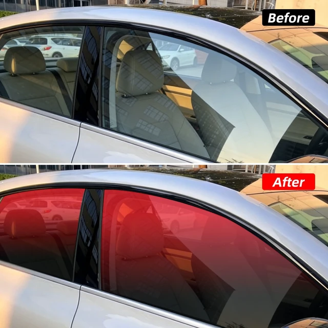 Alt view image 6 of 7 - Car Window Tint Film 2-Color Gradients Film Windshield Sun Shade Heat & UV Block