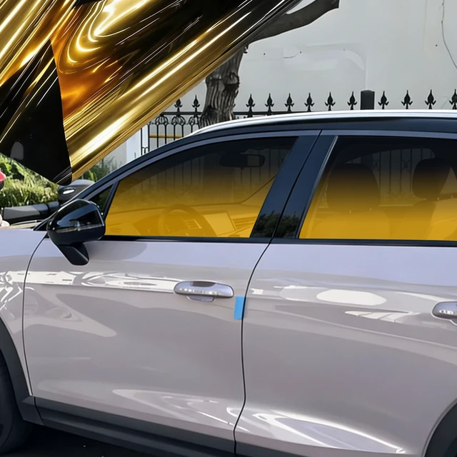 Alt view image 7 of 7 - Car Window Tint Film 2-Color Gradients Film Windshield Sun Shade Heat & UV Block