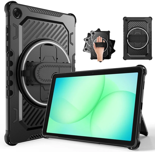 Alt view image 2 of 7 - For Samsung Galaxy Tab A11+ 2025 Tablet Case Shockproof Cover+Screen Protector