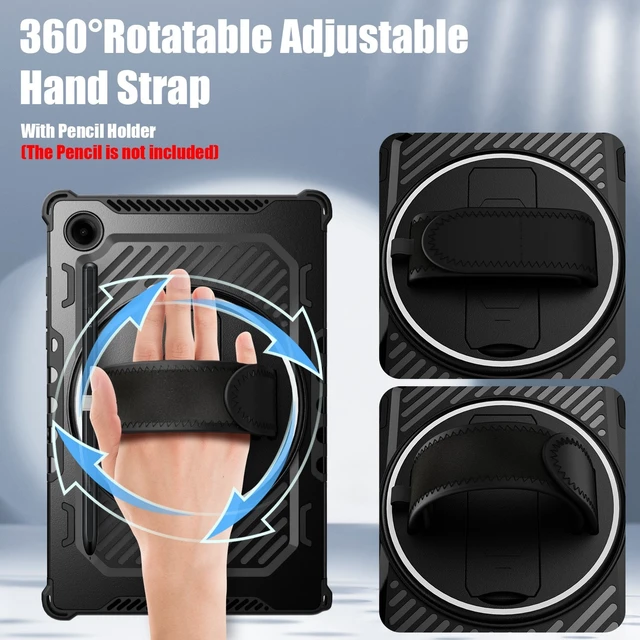 Alt view image 7 of 7 - For Samsung Galaxy Tab A11+ 2025 Tablet Case Shockproof Cover+Screen Protector
