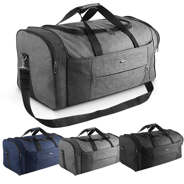 Alt view image 2 of 7 - Military Canvas Duffle Bag-Heavy - Duty Gym & Travel Luggage with Shoulder Strap 70L