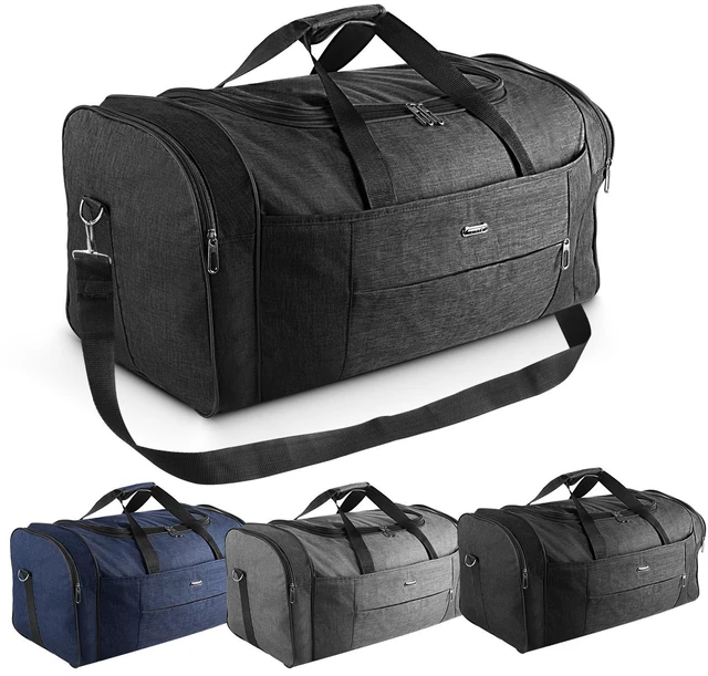 Alt view image 2 of 7 - Military Canvas Duffle Bag-Heavy - Duty Gym & Travel Luggage with Shoulder Strap 70L