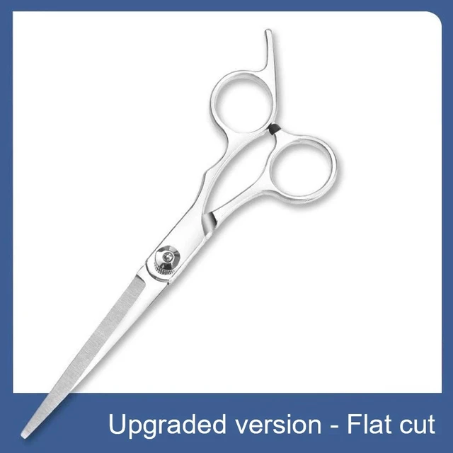 Alt view image 6 of 7 - Pro Barber Scissors Set - 2PCS Hair Cutting & Thinning Shears with Adult Apron