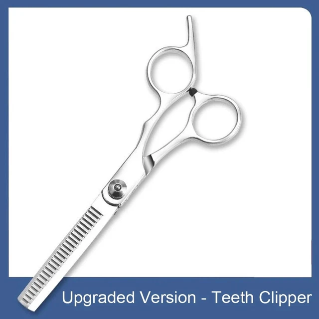 Alt view image 7 of 7 - Pro Barber Scissors Set - 2PCS Hair Cutting & Thinning Shears with Adult Apron