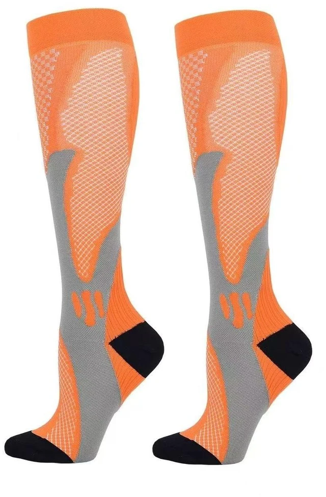 Main image of 5 Pairs 30-40 mmHg Compression Socks - Knee High Support for Running & Sports