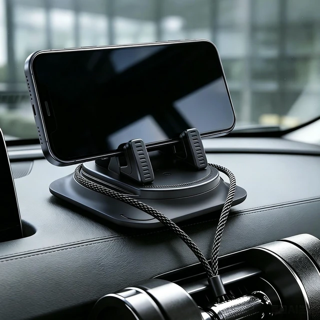 Alt view image 2 of 7 - Car Dashboard Dash Mount Mobile Phone Holder- Strong Adsorptive For Safe Driving