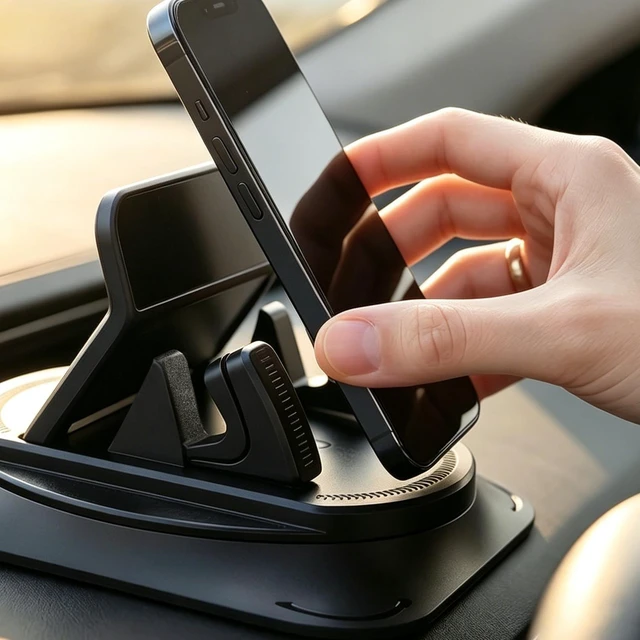Alt view image 6 of 7 - Car Dashboard Dash Mount Mobile Phone Holder- Strong Adsorptive For Safe Driving