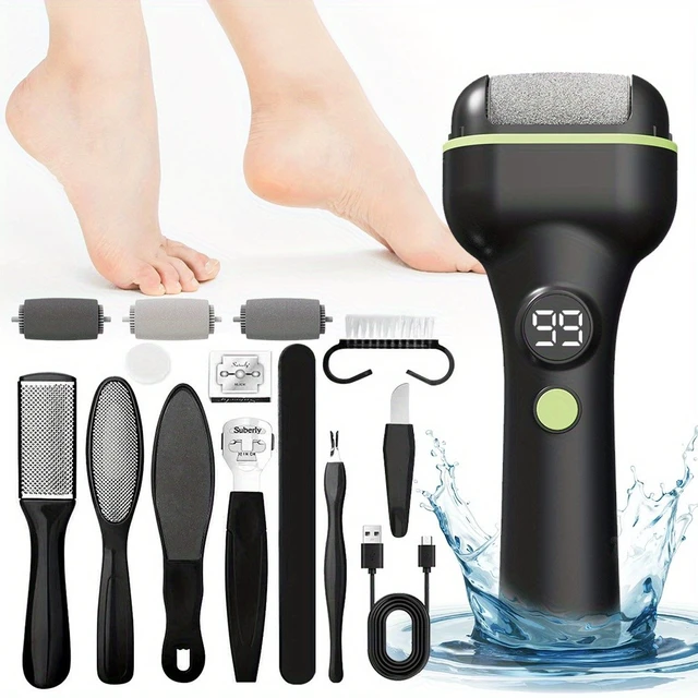 Alt view image 4 of 7 - Electric Foot Grinder File Callus Dead Skin Remover Pedicure Tool Professional