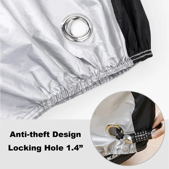 Alt view image 7 of 7 - Waterproof Bicycle Cover Outdoor Rain Sun Snow Dustproof UV Protector for Bike