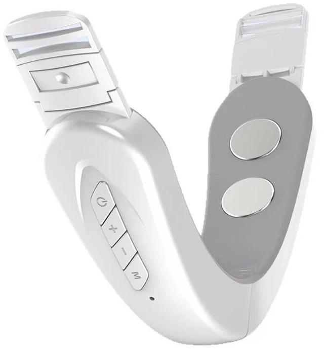 Alt view image 2 of 7 - V-Shape Face Massager, Electric Vibrating Lifting Tool for Double Chin & Firming
