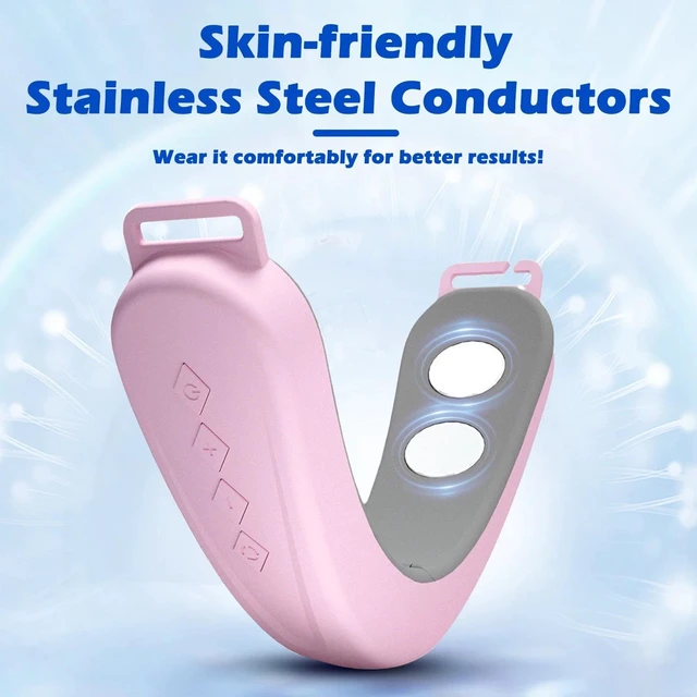 Alt view image 3 of 7 - V-Shape Face Massager, Electric Vibrating Lifting Tool for Double Chin & Firming