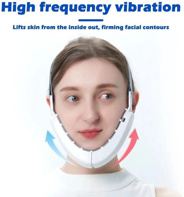 Alt view image 5 of 7 - V-Shape Face Massager, Electric Vibrating Lifting Tool for Double Chin & Firming