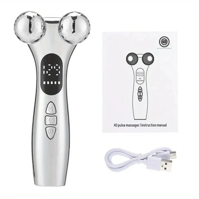 Main image of Electric 3D Face Massager Roller - Facial Beauty Device for Face Eye Waist Leg