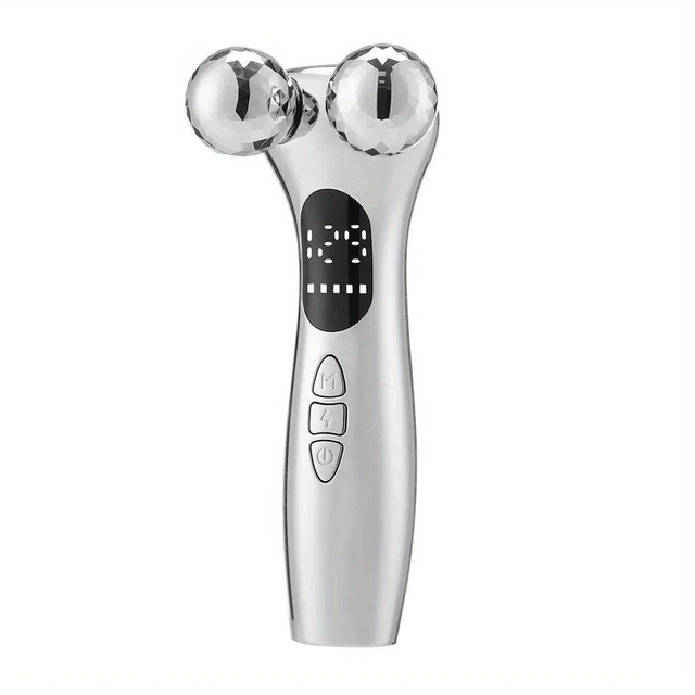 Alt view image 2 of 7 - Electric 3D Face Massager Roller - Facial Beauty Device for Face Eye Waist Leg