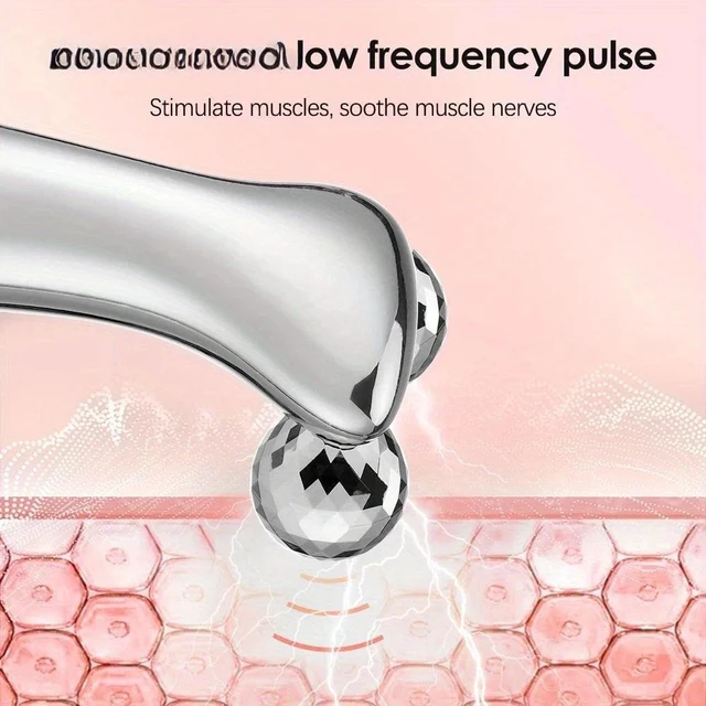 Alt view image 4 of 7 - Electric 3D Face Massager Roller - Facial Beauty Device for Face Eye Waist Leg