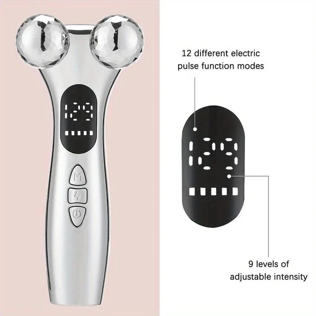 Alt view image 6 of 7 - Electric 3D Face Massager Roller - Facial Beauty Device for Face Eye Waist Leg