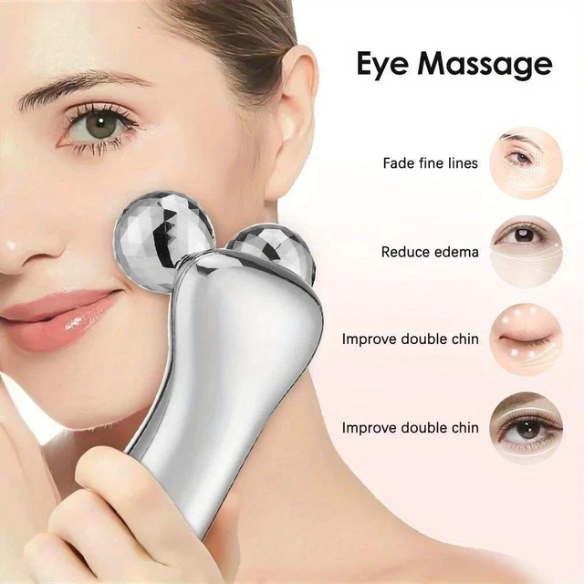 Alt view image 7 of 7 - Electric 3D Face Massager Roller - Facial Beauty Device for Face Eye Waist Leg