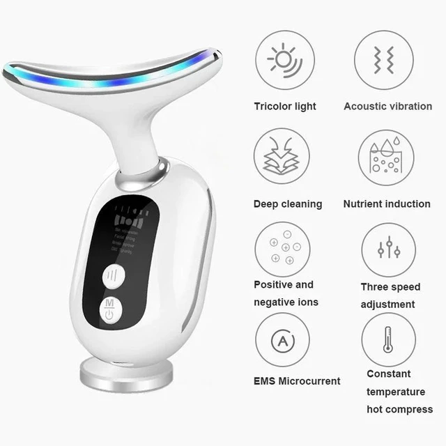 Alt view image 5 of 7 - 7-in-1Neck Beauty Device - Facial Massager Tool Skin Revitalization&Neck Firming
