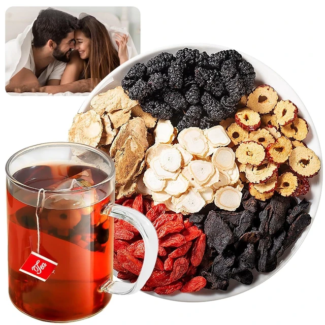 Alt view image 3 of 7 - 30 Packs Ginseng Six Treasure Tea Bags - Red Date Kidney Health Herbal Tea