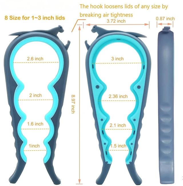 Alt view image 2 of 7 - Bottle Opener for Seniors with Arthritis, Weak Hands | Adjustable Lid Opener Effortlessly Opens Jars, Bottles & Pop-Top Cans, Great for Senior Parents, Grandparents, or Loved Ones