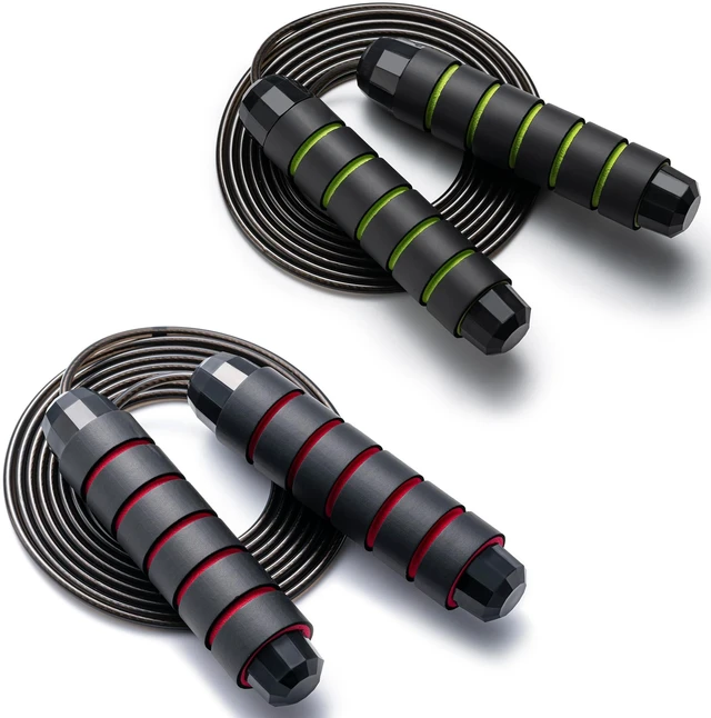 Main image of Jump Rope, Adjustable Jump Rope for Fitness and Exercise | Skipping Rope Tangle-Free Rapid Speed with Ball Bearings for Women Men Kids,Exercise & Slim Body Jumprope at Home School