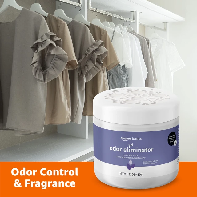Alt view image 5 of 7 - Basics Gel Odor Eliminator, Activated Charcoal, Lavender Scent, 17Oz, 1-Pack
