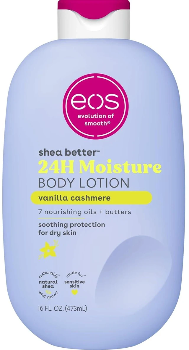 Main image of Eos Shea Better Body Lotion Vanilla Cashmere 24-Hour Moisture 16fl oz