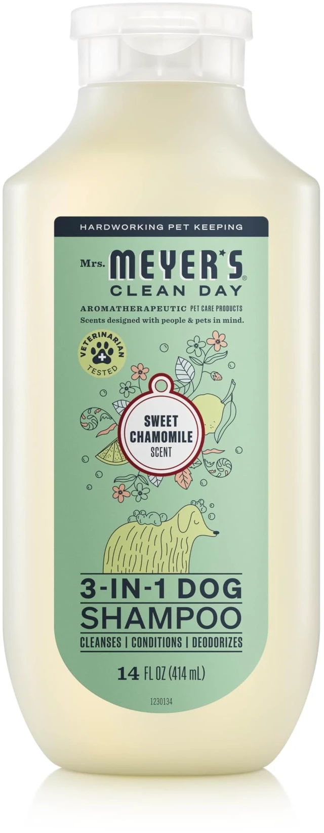 Main image of MRS. MEYER'S Clean Day 3-in-1 Dog Shampoo, Sweet Chamomile, 14oz