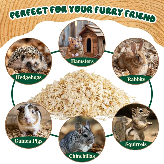 Alt view image 2 of 7 - Sukh Aspen Shavings Hamster Bedding for Small Pet