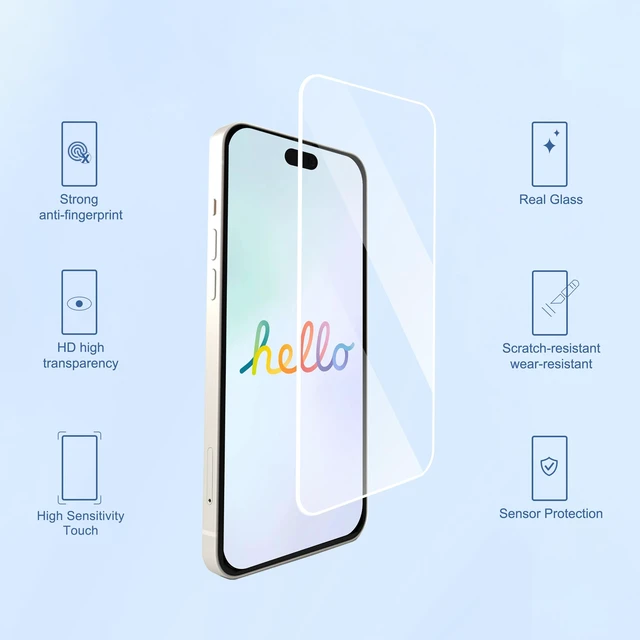 Alt view image 5 of 6 - Ailun Screen Protector and Camera Lens Protector for iPhone 17 Pro Max
