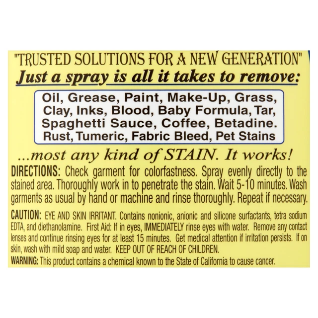Alt view image 5 of 6 - Grandma's Secret Spot Remover Laundry Spray, 16 Oz