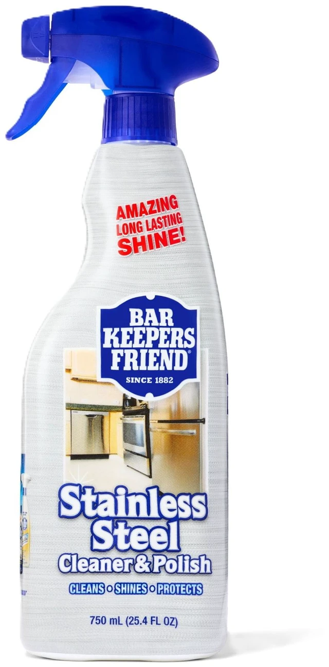 Main image of Bar Keepers Friend Stainless Steel and Polish Cleaner Trigger Spray