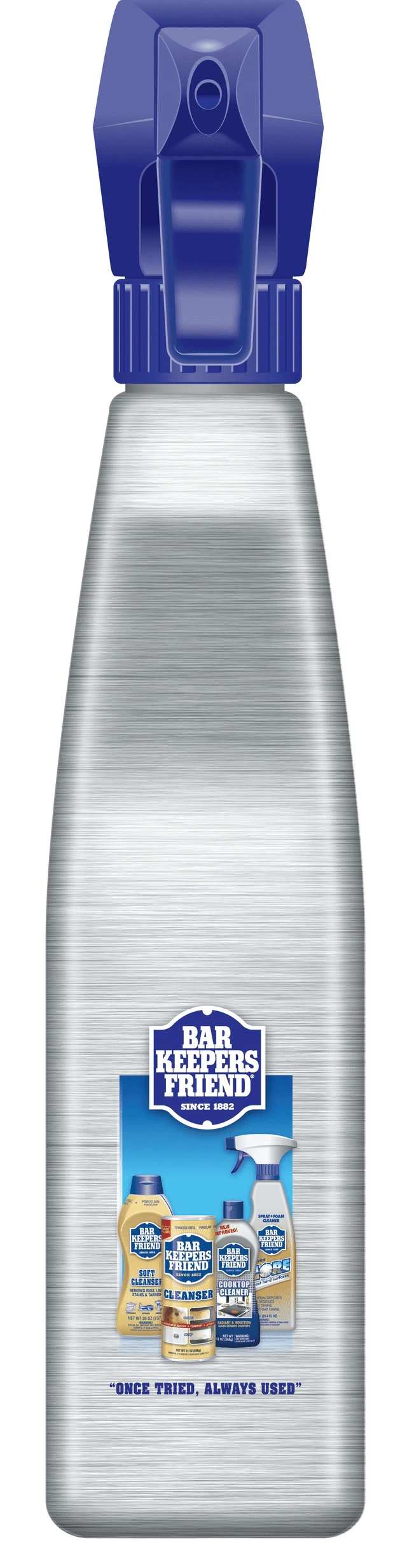 Alt view image 4 of 6 - Bar Keepers Friend Stainless Steel and Polish Cleaner Trigger Spray