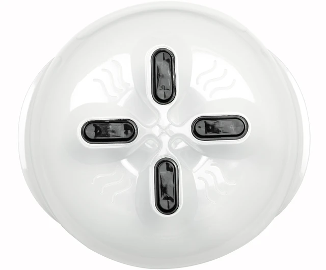 Main image of HomeCraft 12-Inch Microwave Plate Cover Shield with Magnets