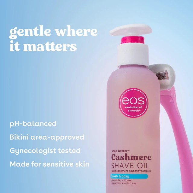 Alt view image 2 of 5 - Eos Cashmere Shave Oil 6 Fl Oz, Fresh & Cozy, for Smooth Skin