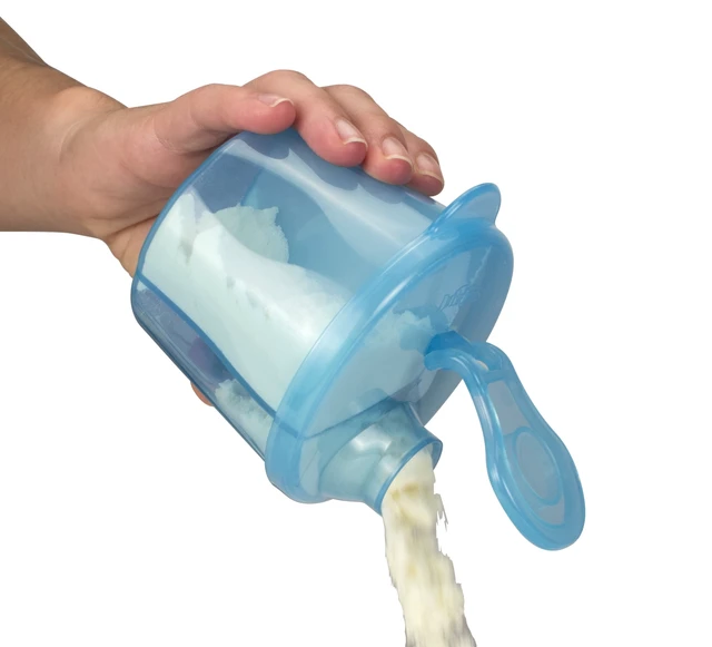 Alt view image 5 of 5 - Dr. Brown's Baby Formula Dispenser with Snap-On Travel Lid, 27 oz, Blue, 1 Pack