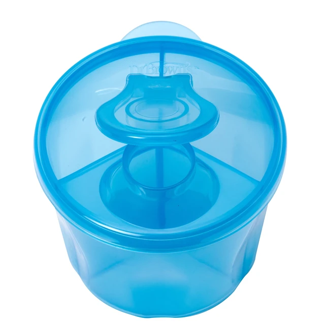 Alt view image 3 of 5 - Dr. Brown's Baby Formula Dispenser with Snap-On Travel Lid, 27 oz, Blue, 1 Pack
