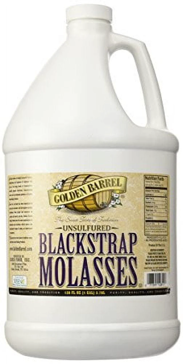 Main image of Golden Barrel Unsulfured Blackstrap Molasses Jug 128 fl oz Bulk