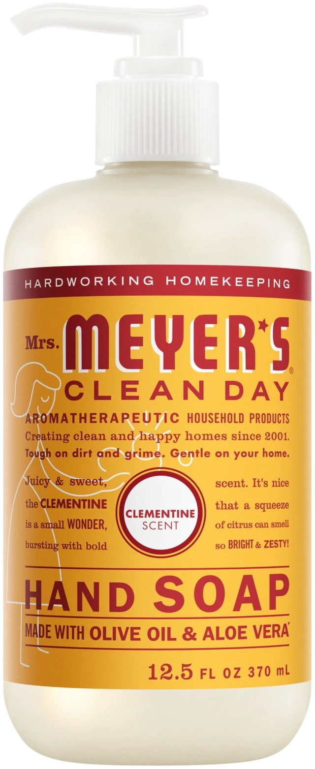 Main image of Mrs. Meyer's Clean Day Hand Soap, Clementine Scent, 12.5Fl Oz